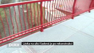 Lávka na ulici Sadová ve F-M je po rekonstrukci