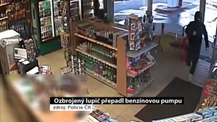 Ozbrojený lupič přepadl benzínovou pumpu