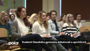 Studenti Slezského gymnázia debatovali o uprchlících