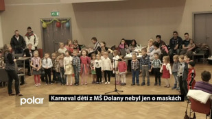 Karneval dětí z MŠ Dolany nebyl jen o maskách