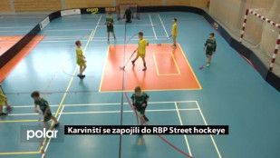 Karvinští žáci se zapojili do RBP Street hockeye