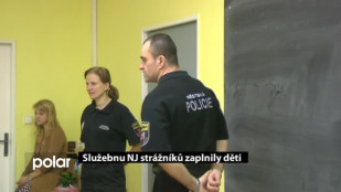 Služebnu novojičínských strážníků zaplnily děti