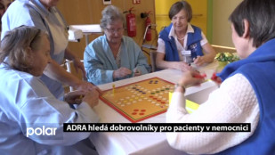 ADRA hledá dobrovolníky pro pacienty v nemocnici