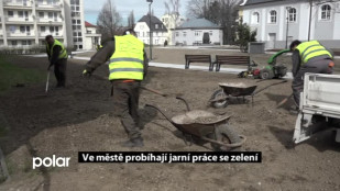 V Karviné probíhají jarní práce se zelení