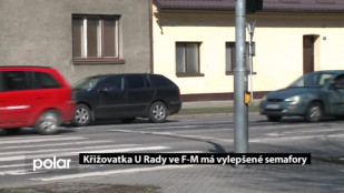 Křižovatka U Rady ve F-M má vylepšení semafory