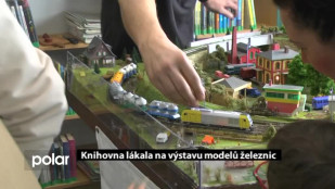 Knihovna lákala na výstavu modelů železnic