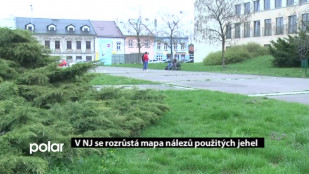 V Novém Jičíně se rozrůstá mapa nálezů použitých jehel