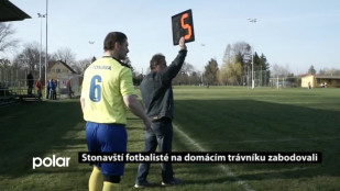 Stonavští fotbalisté na domácím trávníku zabodovali