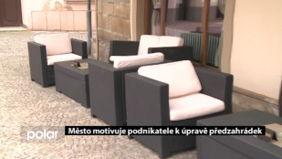 Město motivuje podnikatele k úpravě předzahrádek