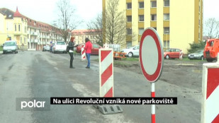 Na ulici Revoluční vzniká nové parkoviště