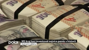 MS kraj loni investoval nejvíce peněz v historii