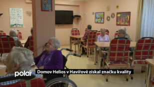 Domov Helios v Havířově získal značku kvality