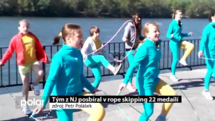 Tým z NJ posbíral v rope skipping 22 medailí