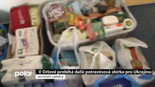 V Orlové probíhá další potravinová sbírka pro Ukrajinu