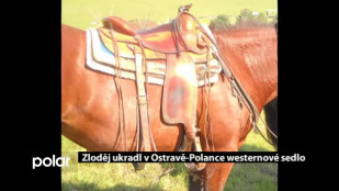 Zloděj ukradl v Ostravě - Polance westernové sedlo