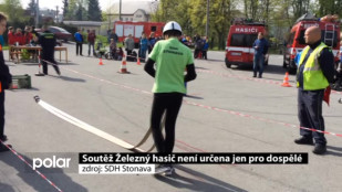 Soutěž Železný hasič není určena jen pro dospělé