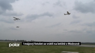 1májový fotolet se vrátil na letiště v Mošnově