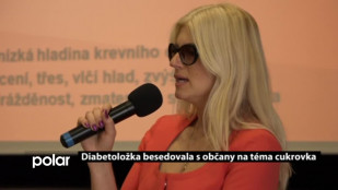 Diabetoložka besedovala s občany na téma cukrovka