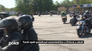 Farář požehnal motorkářům z Orlové a okolí