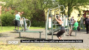 Senioři na Jihu mohou cvičit na workoutovém hřišti