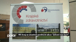 MS kraj se účastnil osvětové akce “Zdraví nás baví”