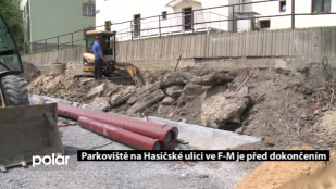 Město F-M buduje nové parkoviště na Hasičské ulici