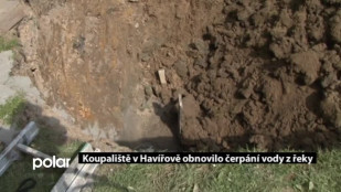 Koupaliště v Havířově obnovilo čerpání vody z řeky