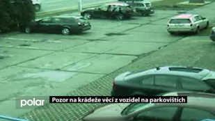 Pozor na krádeže věcí z vozidel na parkovištích