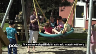 V Karviné vylepšili další zahradu mateřské školy