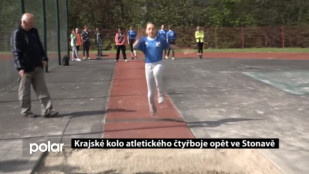 Krajské kolo atletického čtyřboje opět  ve Stonavě