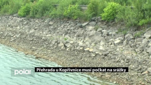 Přehrada u Kopřivnice musí počkat na srážky