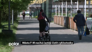 Město F-M nechá častěji čistit cyklostezky