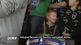 Hokejový fanoušci AZ Havířov uspořádali sbírku