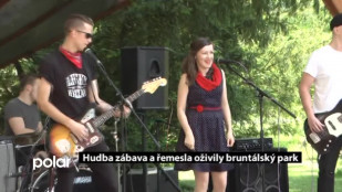 Hudba zábava a řemesla oživily bruntálský park