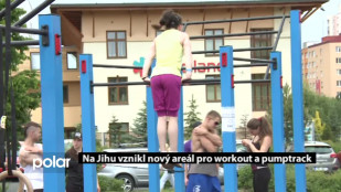 V Ostravě-Jih vznikl nový areál pro workout a pumptrack