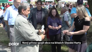 Nový přívoz spojil obce na březích Slezské Harty - rozšířená verz