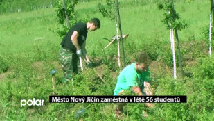 Město Nový Jičín zaměstná v létě 56 studentů