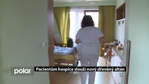 Pacientům hospice slouží nový dřevěný altán