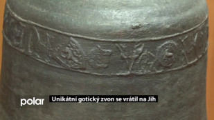 Unikátní gotický zvon se vrátil na Jih