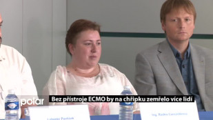 Bez přístroje ECMO by na chřipku zemřelo více lidí