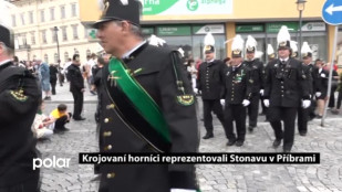 Krojovaní horníci reprezentovali Stonavu v Příbrami