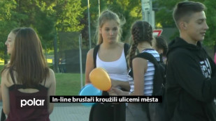 In-line bruslaři kroužili ulicemi města