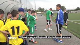 V Karviné se rozjíždí Regionální fotbalová akademie