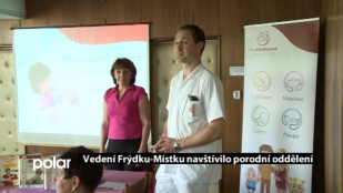 Vedení Frýdku-Místku navštívilo porodní oddělení