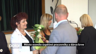 Město ocenilo úspěšné pracovníky a dárce krve