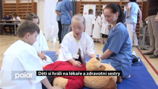 ​Děti v Opavě si hrály na lékaře a zdravotní sestry