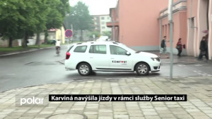 Karviná navýšila jízdy v rámci služby Senior taxi