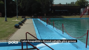 Letní koupaliště v Krnově zahájilo plný provoz