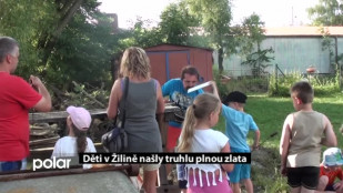 Děti v Žilině našly truhlu plnou zlata 