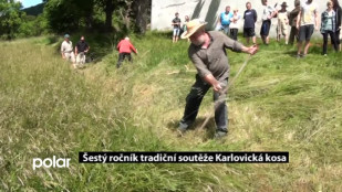 Šestý ročník tradiční soutěže Karlovická kosa